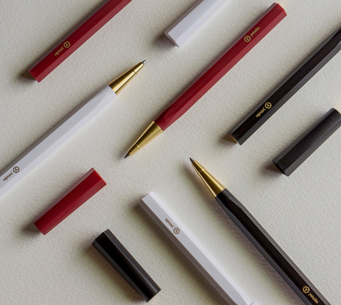 YSTUDIO Resin Rollerball Pen Black