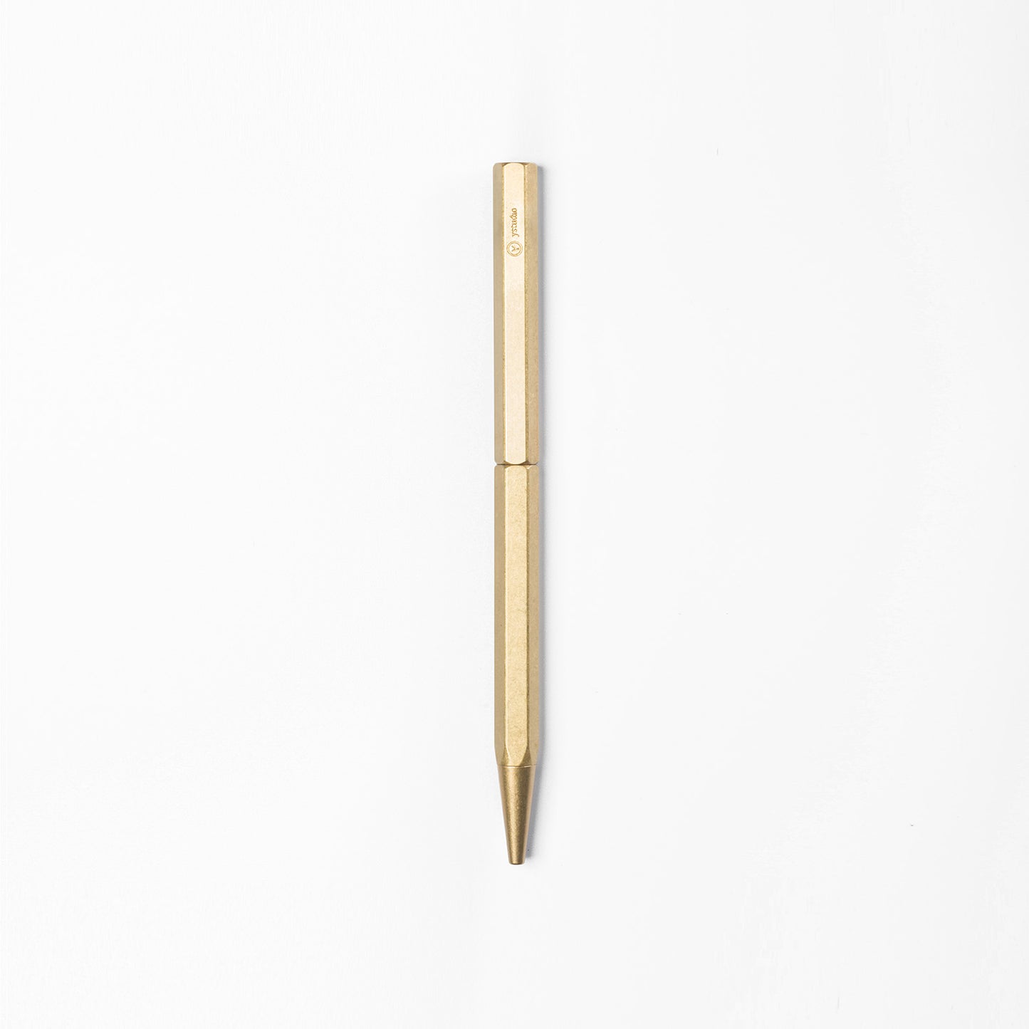 YSTUDIO Classic Revolve Ballpoint Pen Slim Brass