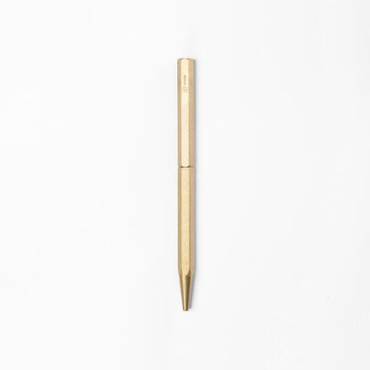 YSTUDIO Classic Revolve Ballpoint Pen Slim Brass